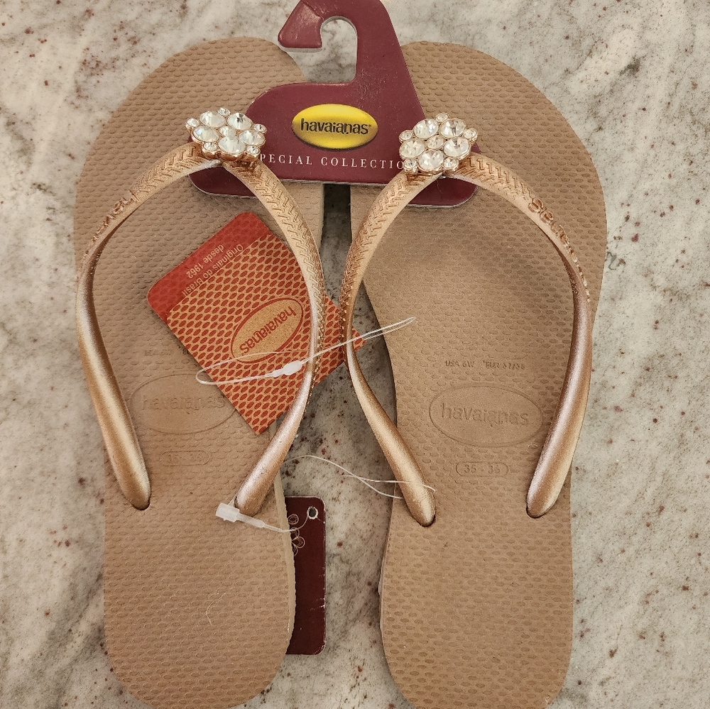 Havaiana Flip Flops with crystal